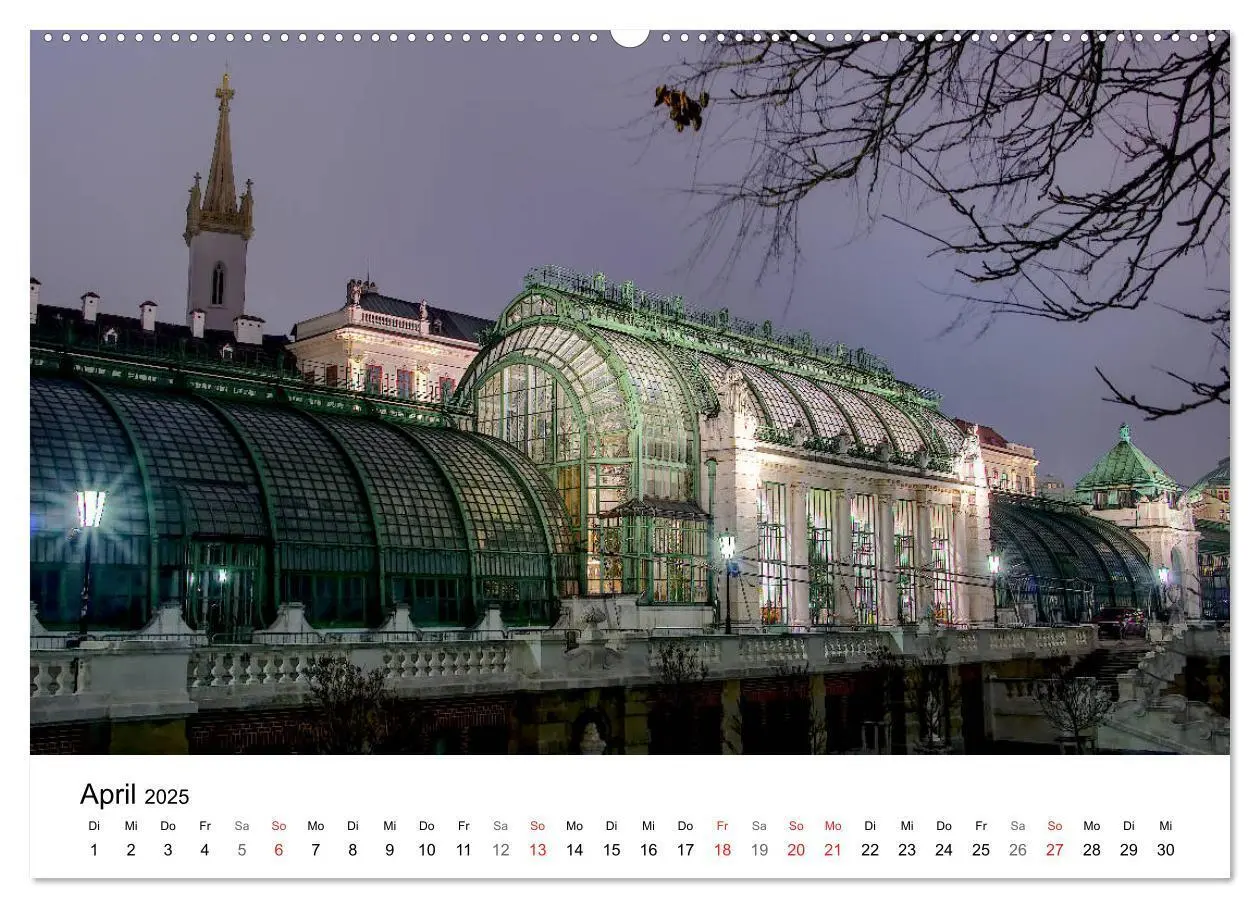 Bild: 9783435160181 | Wien nach Sonnenuntergang (Wandkalender 2025 DIN A2 quer), CALVENDO...