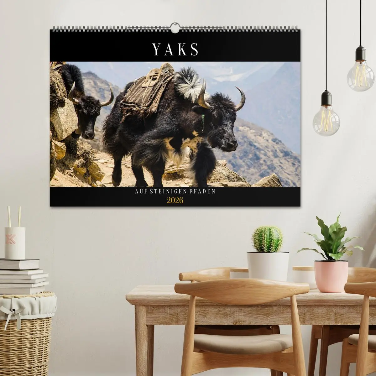Bild: 9783457560181 | Yaks - auf steinigen Pfaden (Wandkalender 2026 DIN A2 quer),...