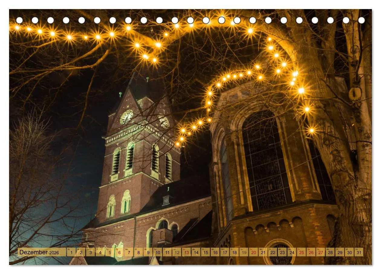 Bild: 9783457630181 | Neheim Leuchtenstadt mit "Sauerländer Dom" (Tischkalender 2026 DIN...