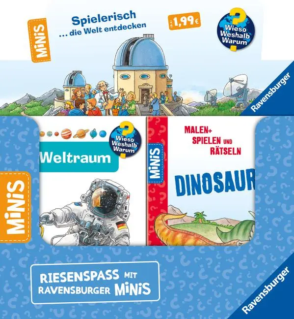 Cover: 9783473610181 | Verkaufs-Kassette "Ravensburger Minis 23 Wieso? Weshalb? Warum?" | Box