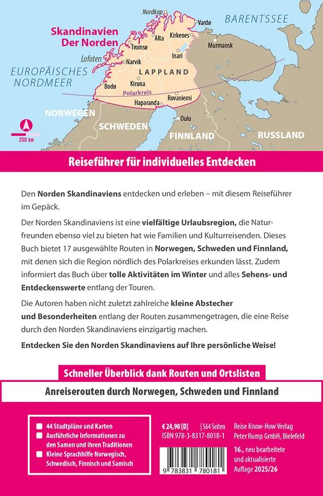 Bild: 9783831780181 | Reise Know-How Reiseführer Skandinavien - der Norden | Momsen (u. a.)