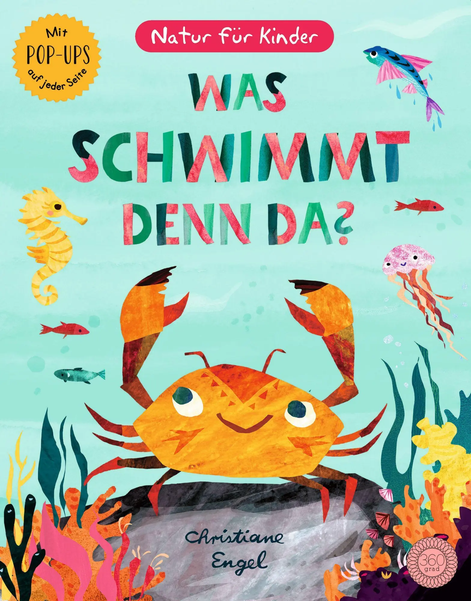 Cover: 9783961850181 | Was schwimmt denn da? | Natur für Kinder - Mit Pop-Ups auf jeder Seite
