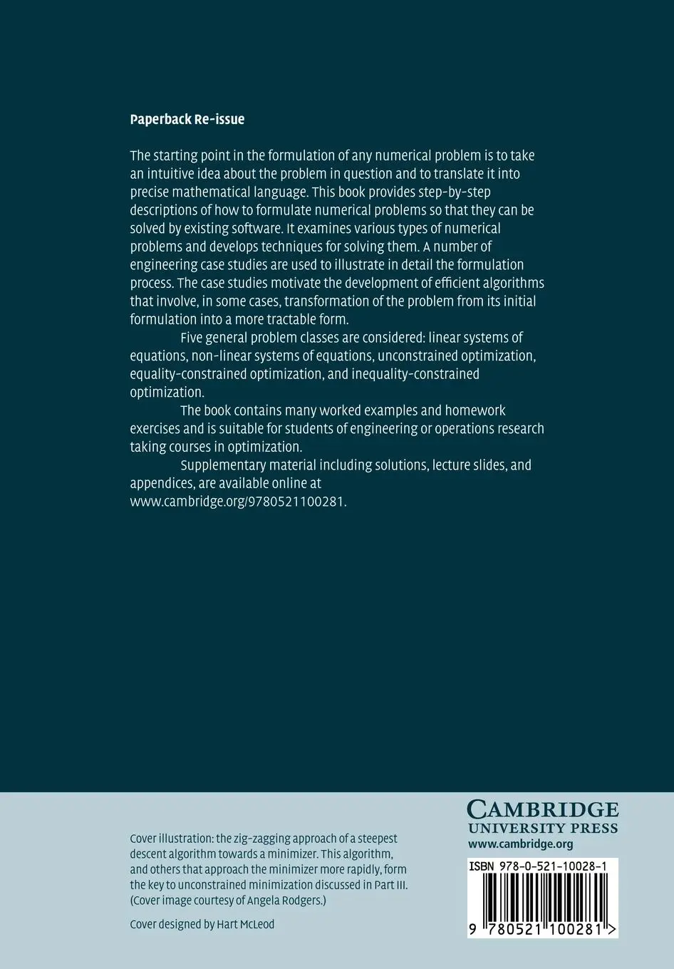 Rückseite: 9780521100281 | Applied Optimization | Ross Baldick (u. a.) | Taschenbuch | Englisch