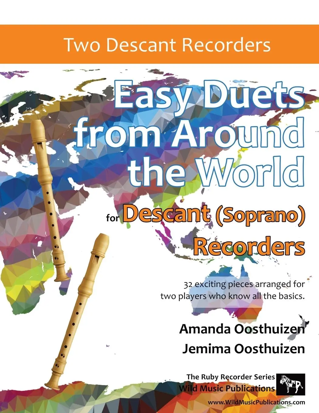 Cover: 9781914510281 | Easy Duets from Around the World for Descant (Soprano) Recorders