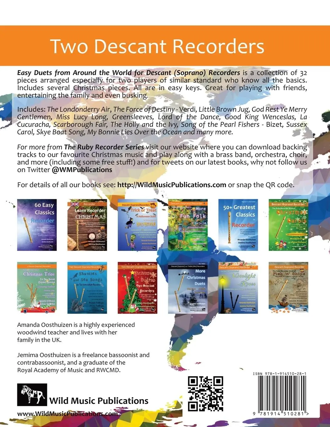 Rückseite: 9781914510281 | Easy Duets from Around the World for Descant (Soprano) Recorders