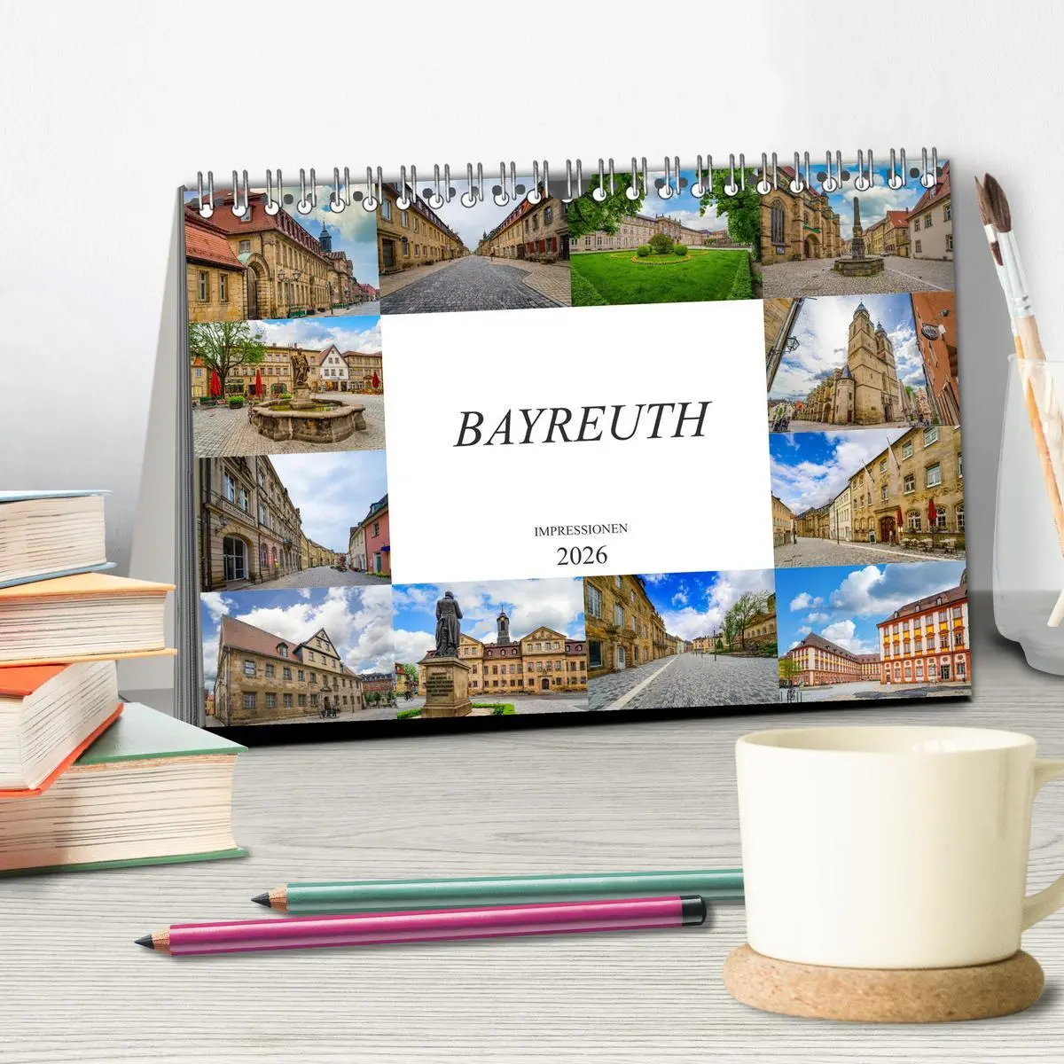 Bild: 9783457790281 | Bayreuth Impressionen (Tischkalender 2026 DIN A5 quer), CALVENDO...