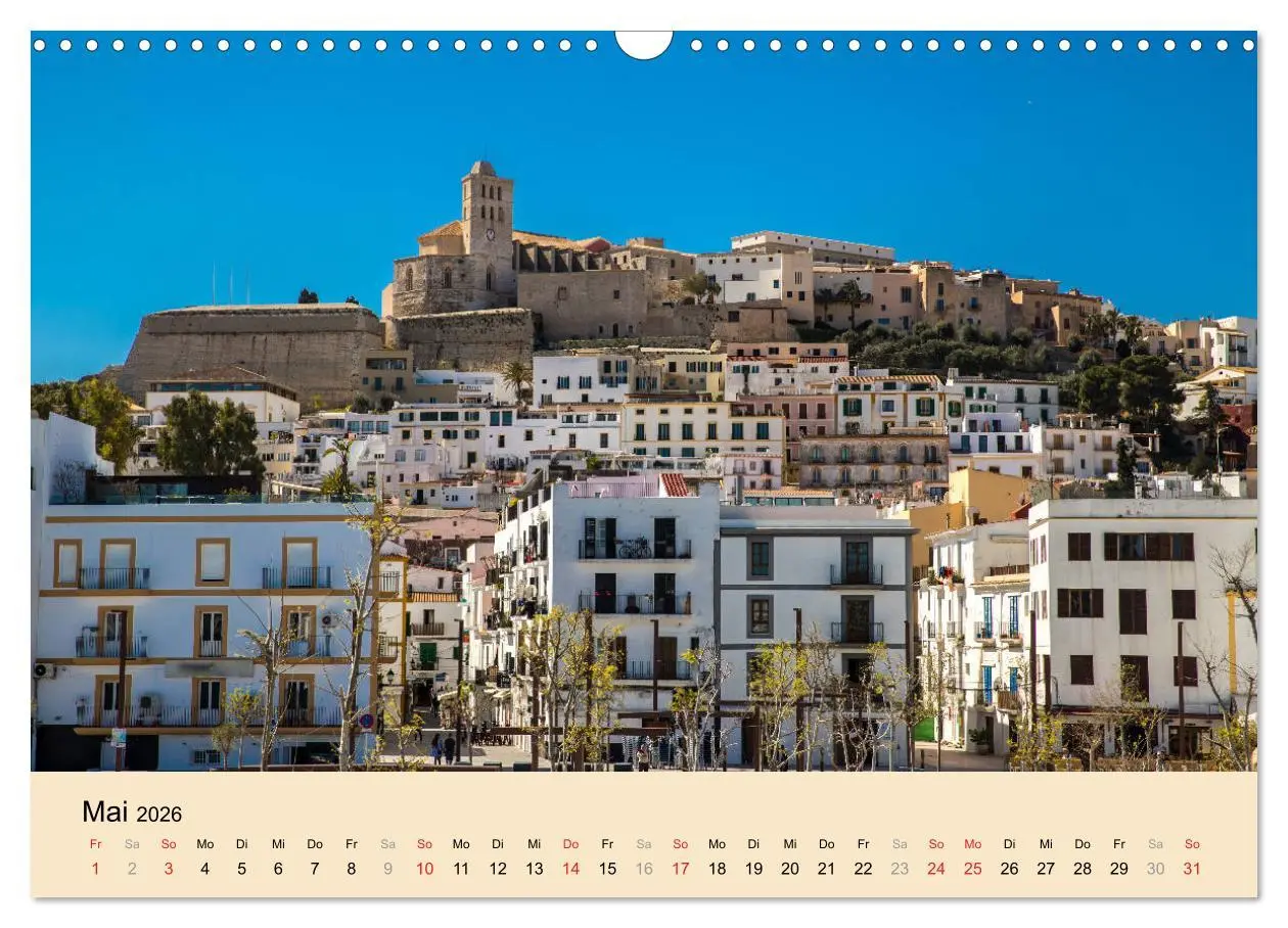 Bild: 9783457930281 | Ibiza Dalt Vila, Sa Penya und La Marina (Wandkalender 2026 DIN A3...
