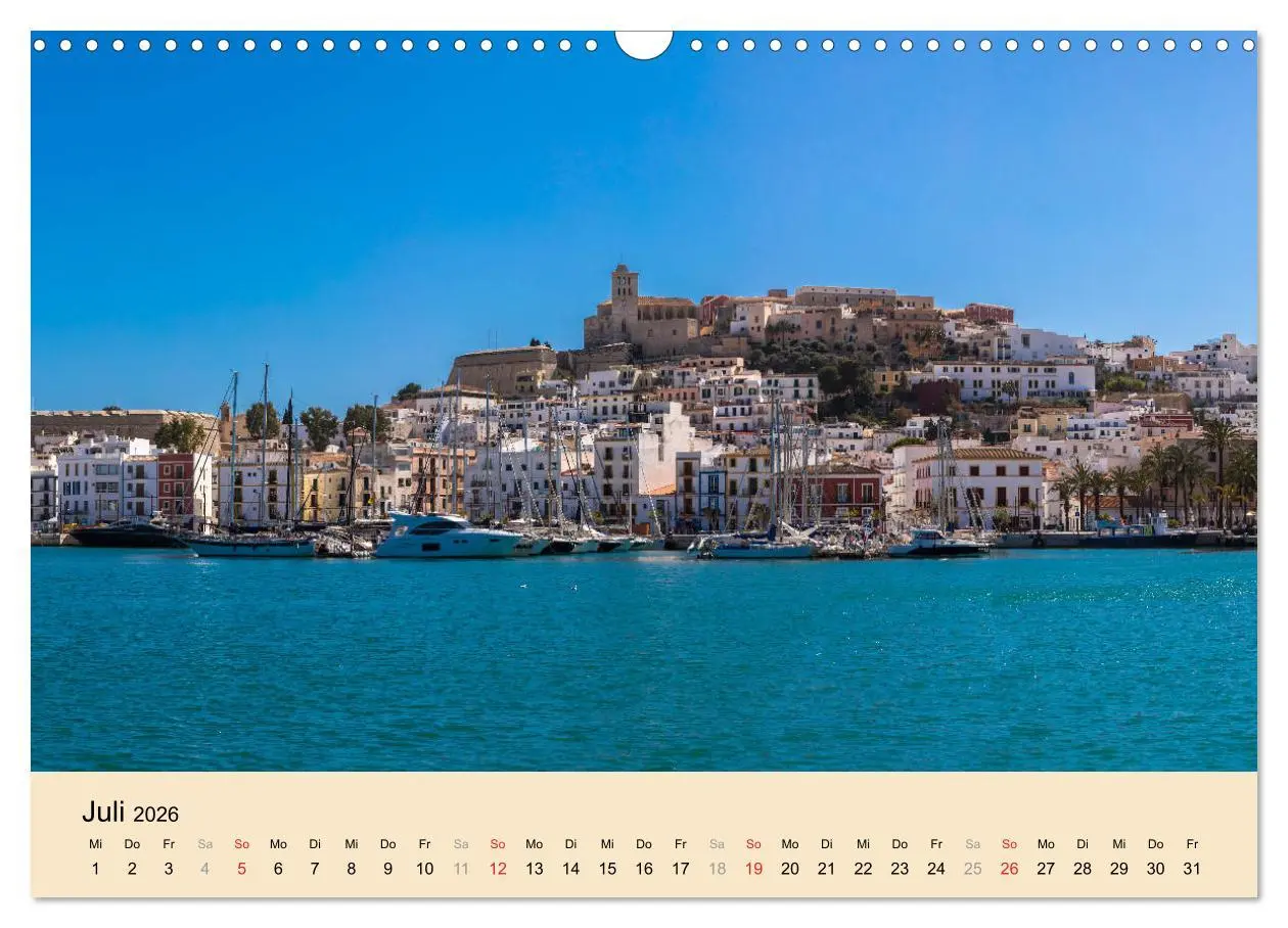 Bild: 9783457930281 | Ibiza Dalt Vila, Sa Penya und La Marina (Wandkalender 2026 DIN A3...