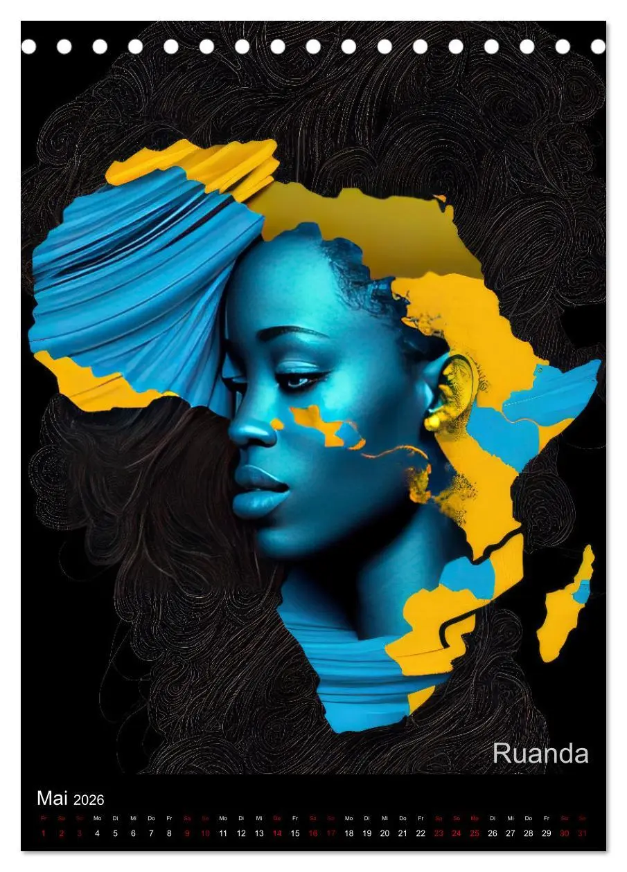 Bild: 9783516330281 | Afrikanische Schönheiten (Tischkalender 2026 DIN A5 hoch), CALVENDO...