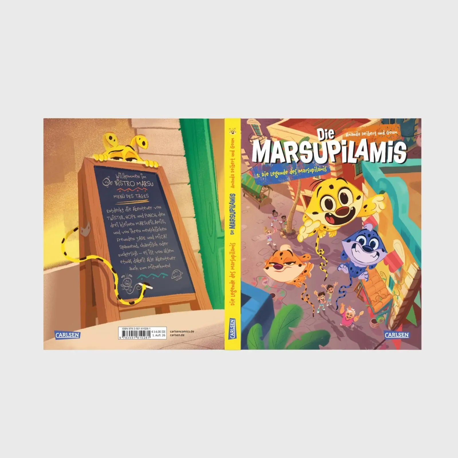 Bild: 9783551810281 | Die Marsupilamis 1: Die Legende der Marsus | Amanda Deibert | Buch
