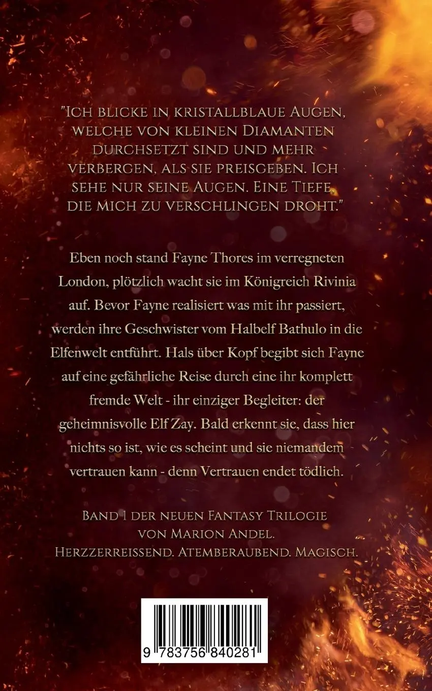 Rückseite: 9783756840281 | Rainbow Fire | Die Legenden der Kaylbe | Marion Andel | Taschenbuch