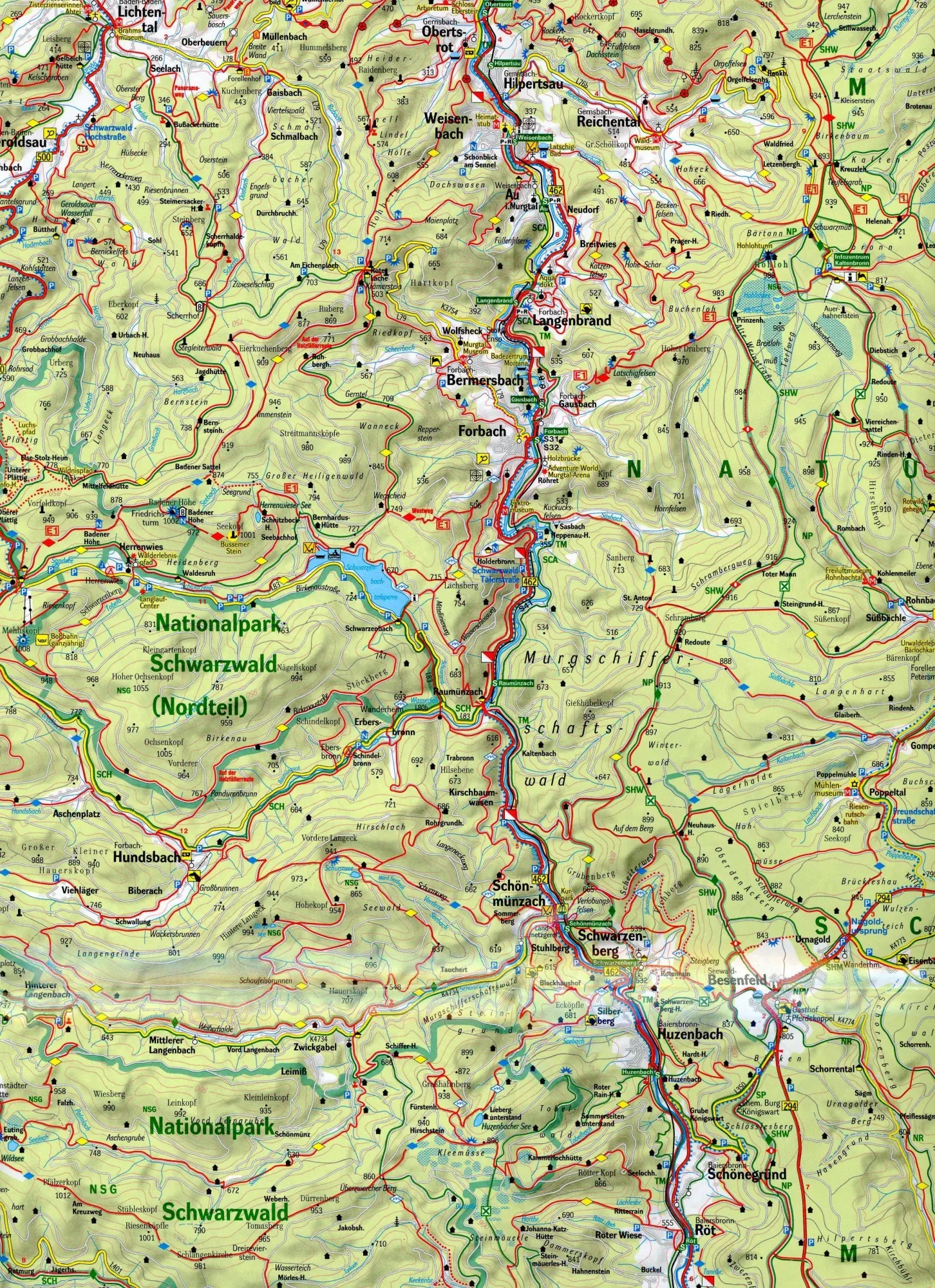 Bild: 9783959650281 | Nördlicher Schwarzwald 1:75 000 Wanderkarte | GeoMap | (Land-)Karte