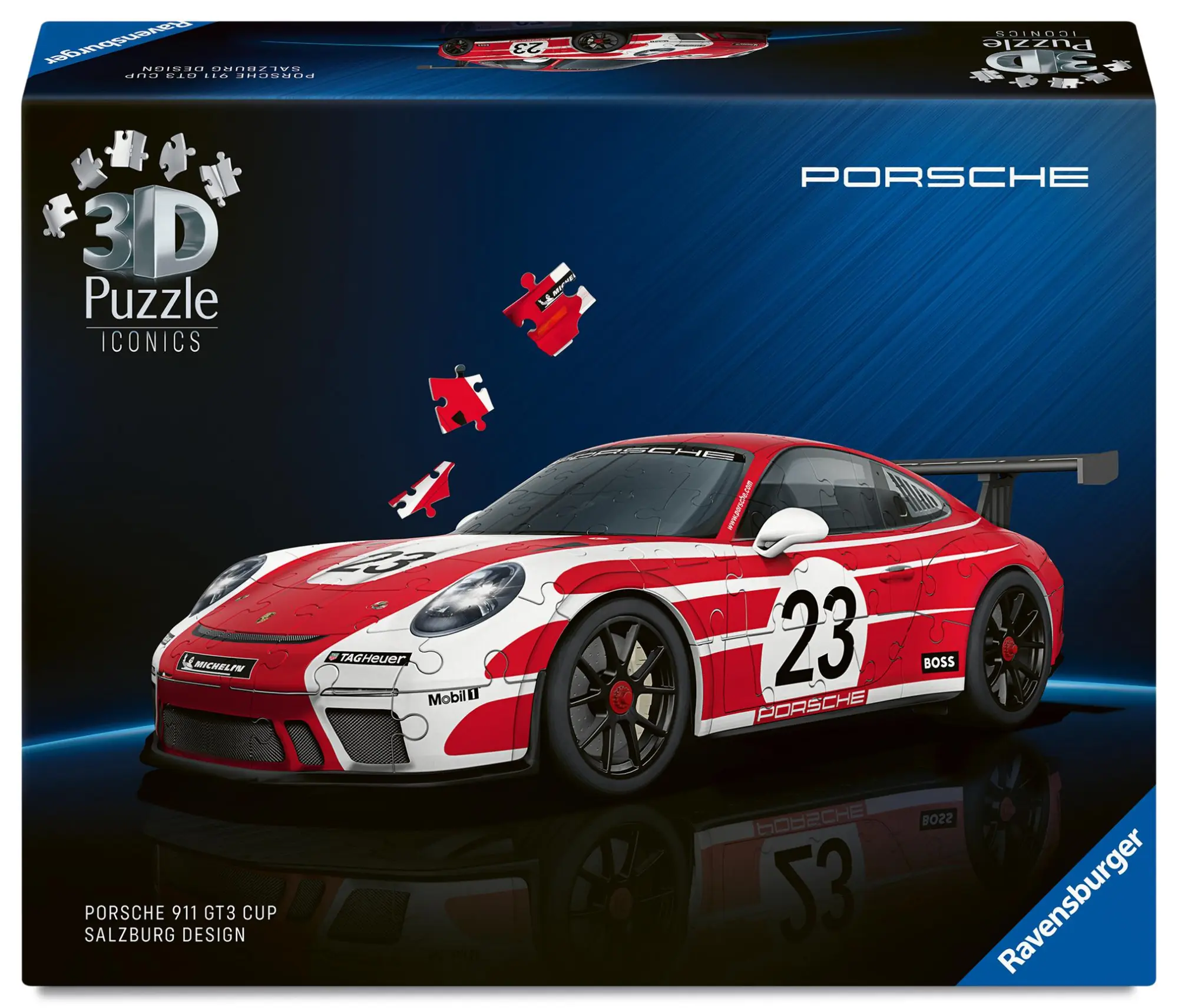 Cover: 4005555080381 | 3D Puzzle Iconics: Porsche 911 "Salzburg Edition" | Spiel | 12008038