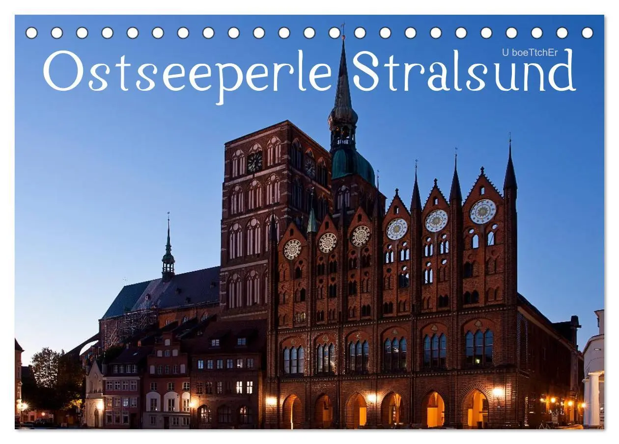 Cover: 9783516010381 | Ostseeperle Stralsund (Tischkalender 2026 DIN A5 quer), CALVENDO...