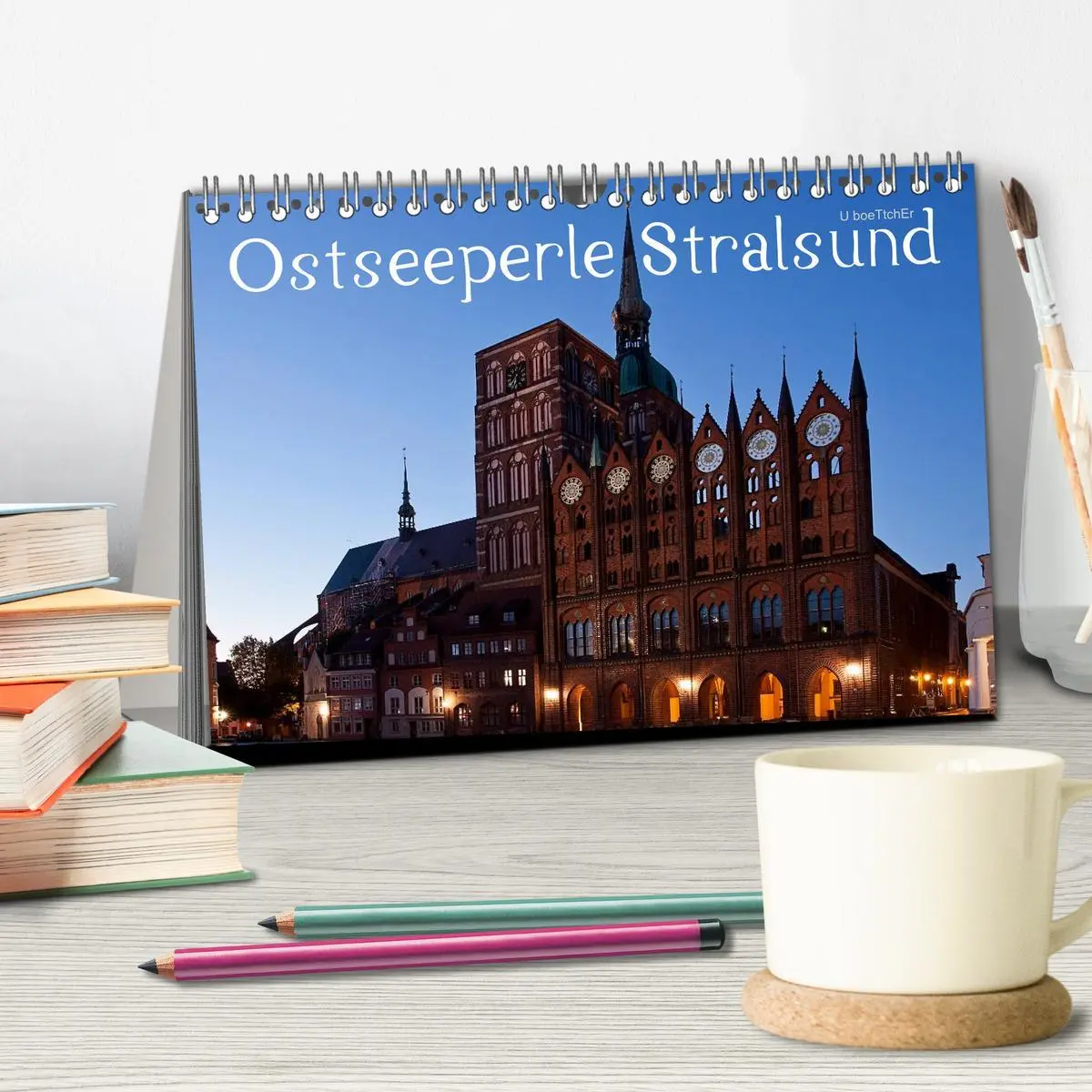 Bild: 9783516010381 | Ostseeperle Stralsund (Tischkalender 2026 DIN A5 quer), CALVENDO...