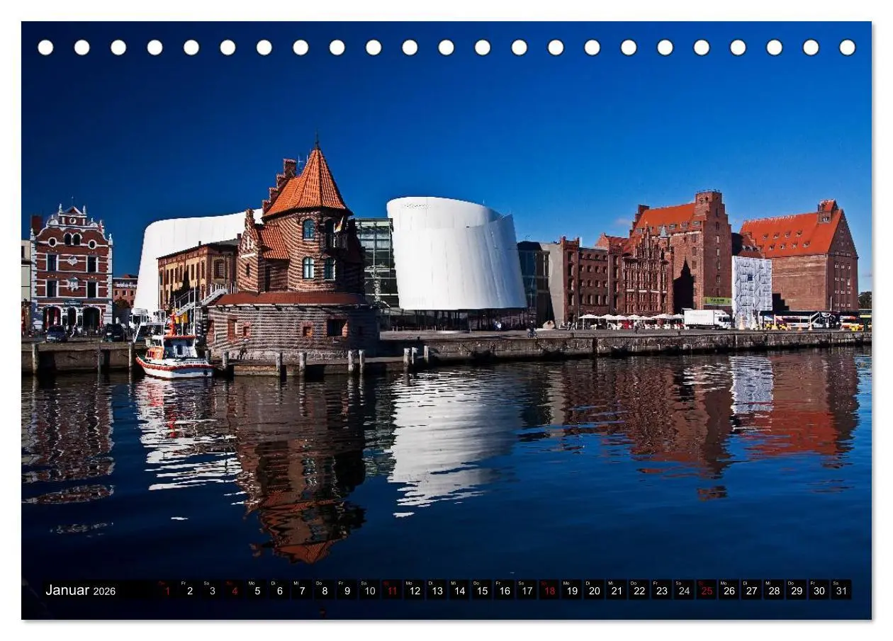 Bild: 9783516010381 | Ostseeperle Stralsund (Tischkalender 2026 DIN A5 quer), CALVENDO...
