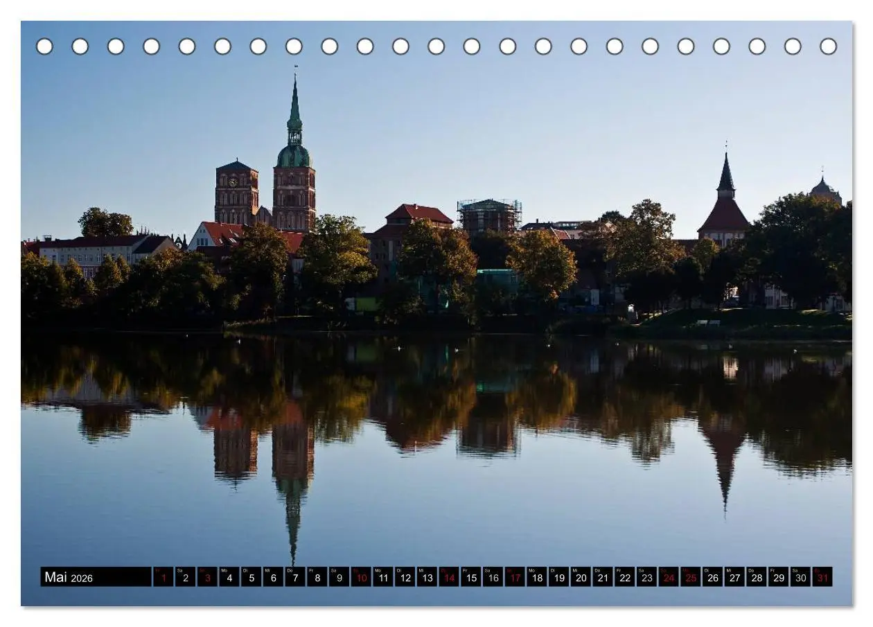 Bild: 9783516010381 | Ostseeperle Stralsund (Tischkalender 2026 DIN A5 quer), CALVENDO...