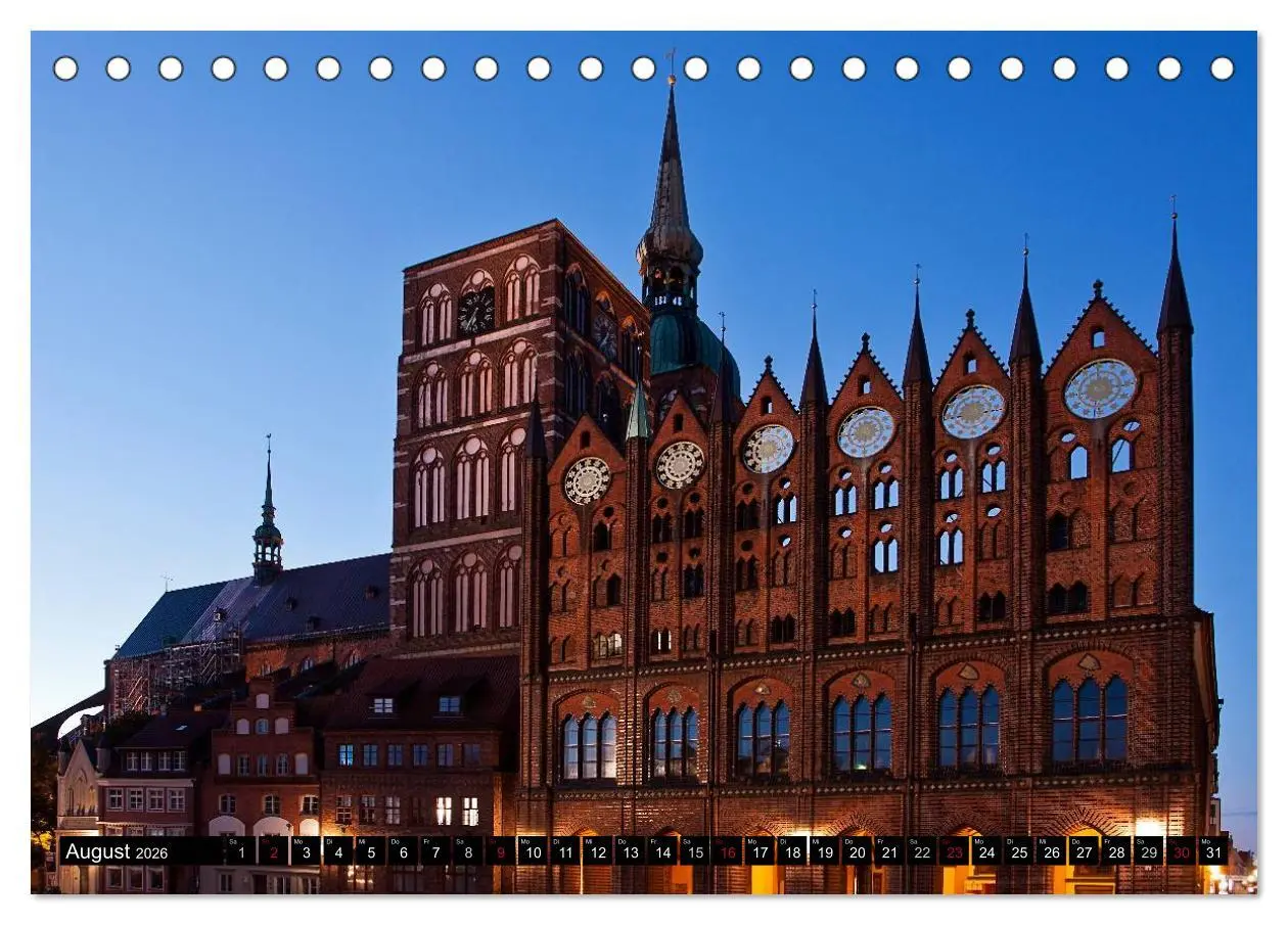 Bild: 9783516010381 | Ostseeperle Stralsund (Tischkalender 2026 DIN A5 quer), CALVENDO...