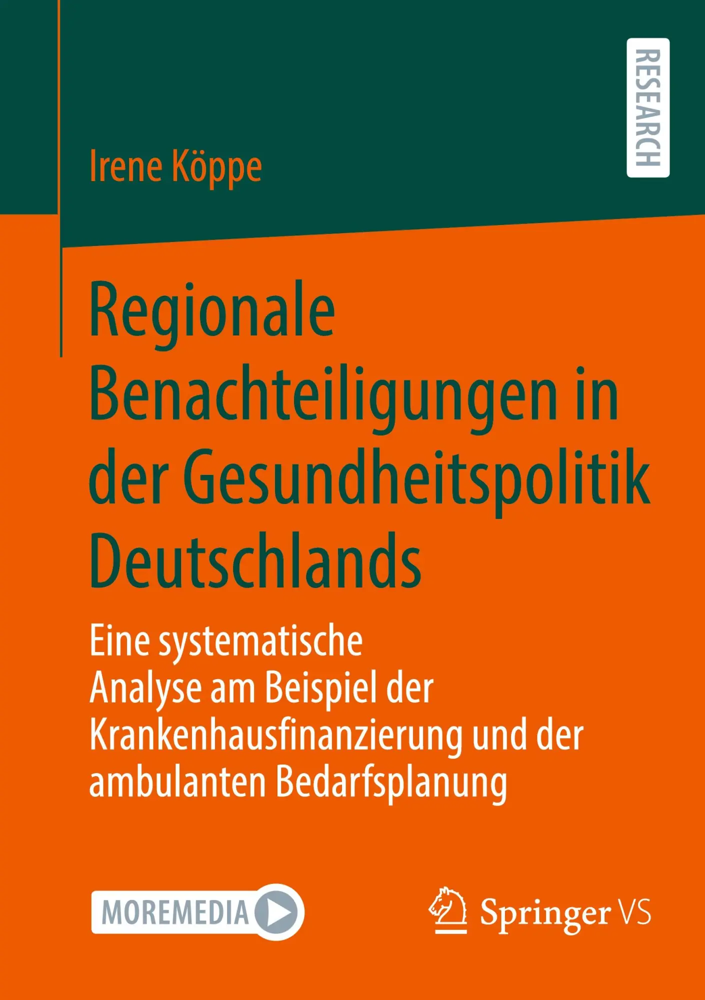 Cover: 9783658510381 | Regionale Benachteiligungen in der Gesundheitspolitik Deutschlands