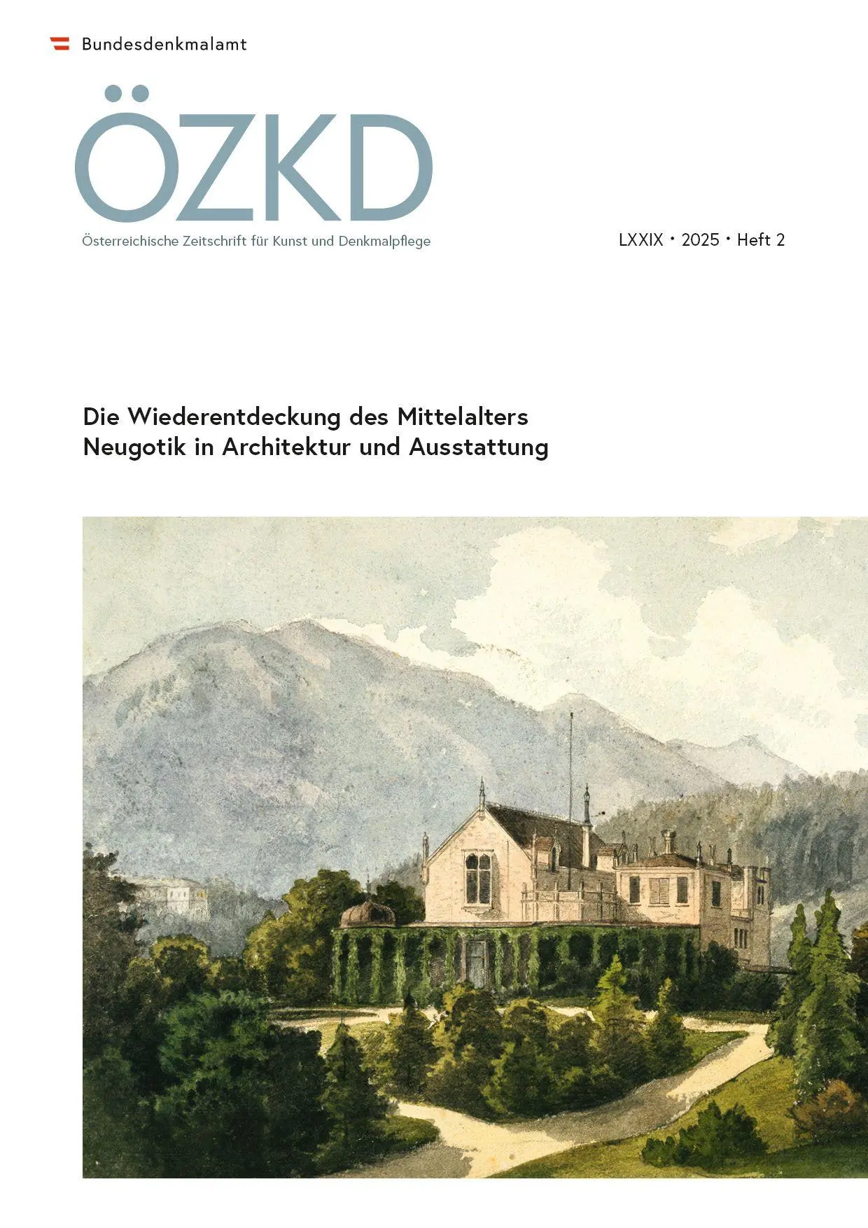 Cover: 9783700150381 | Österreichische Zeitschrift für Kunst und Denkmalpflege LXXIX, Heft 2