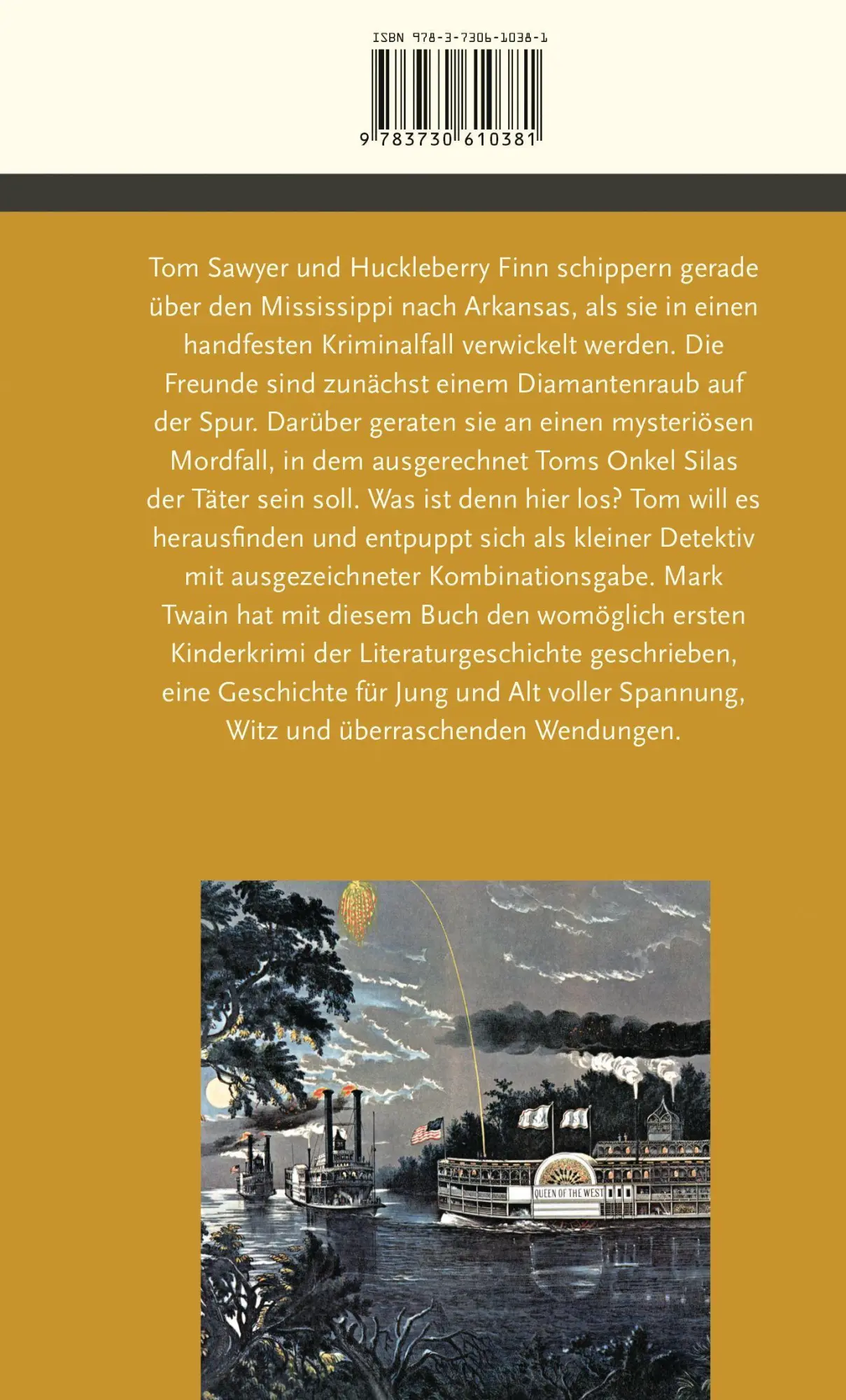 Bild: 9783730610381 | Tom Sawyer, der kleine Detektiv | Mark Twain | Buch | 96 S. | Deutsch