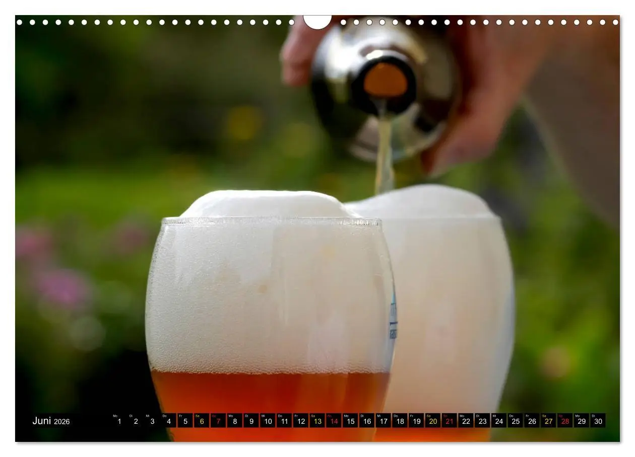 Bild: 9783457840481 | Biergenuss zu jeder Jahreszeit (Wandkalender 2026 DIN A3 quer),...