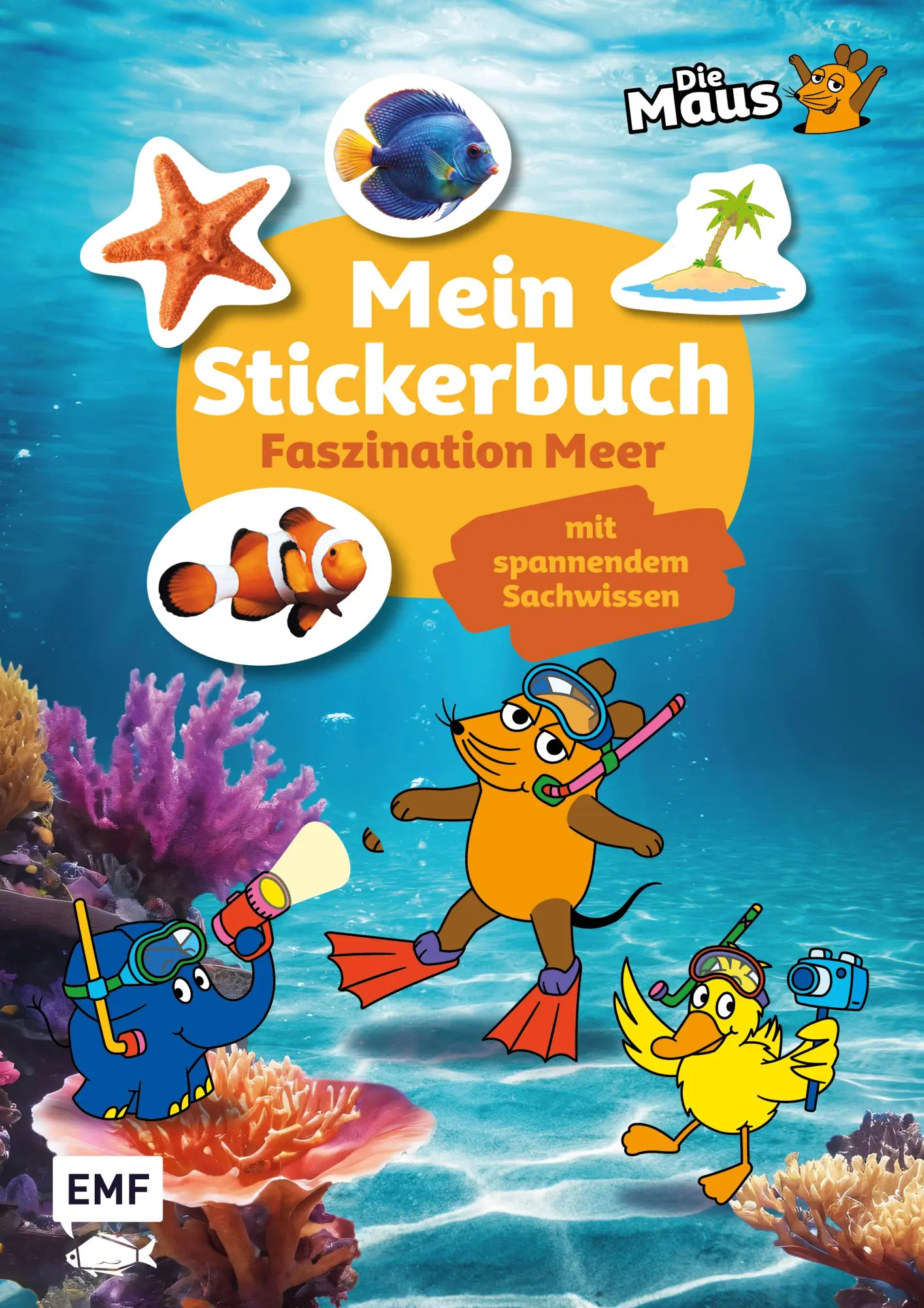 Cover: 9783745930481 | Die Sendung mit der Maus - Mein Stickerbuch mit spannendem...