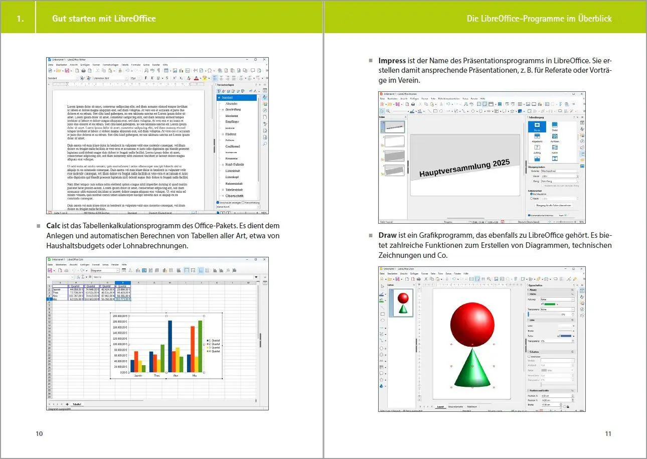 Bild: 9783988100481 | LibreOffice - Praxiswissen - Das Handbuch zur Software für Ein- und...