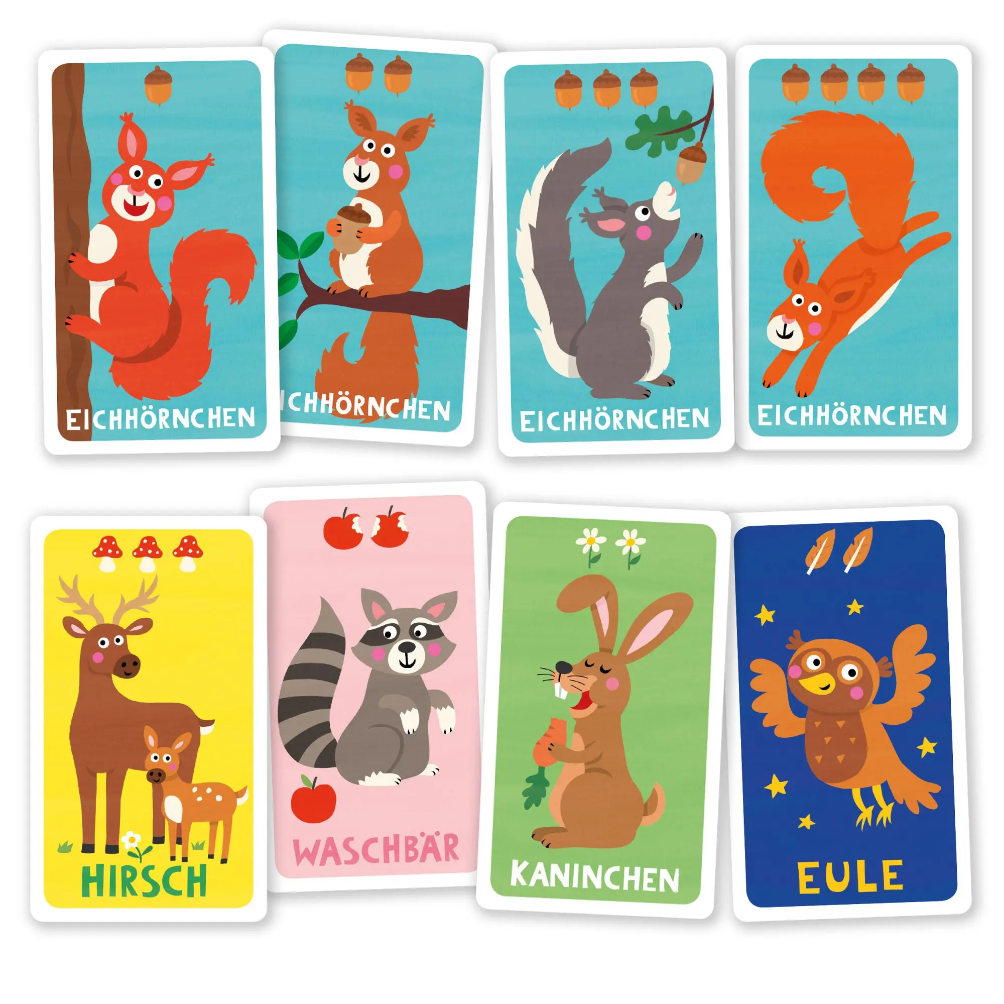 Bild: 4260671130581 | Quartett - Waldtiere | Der Spieleklassiker für Kinder ab 5 Jahren