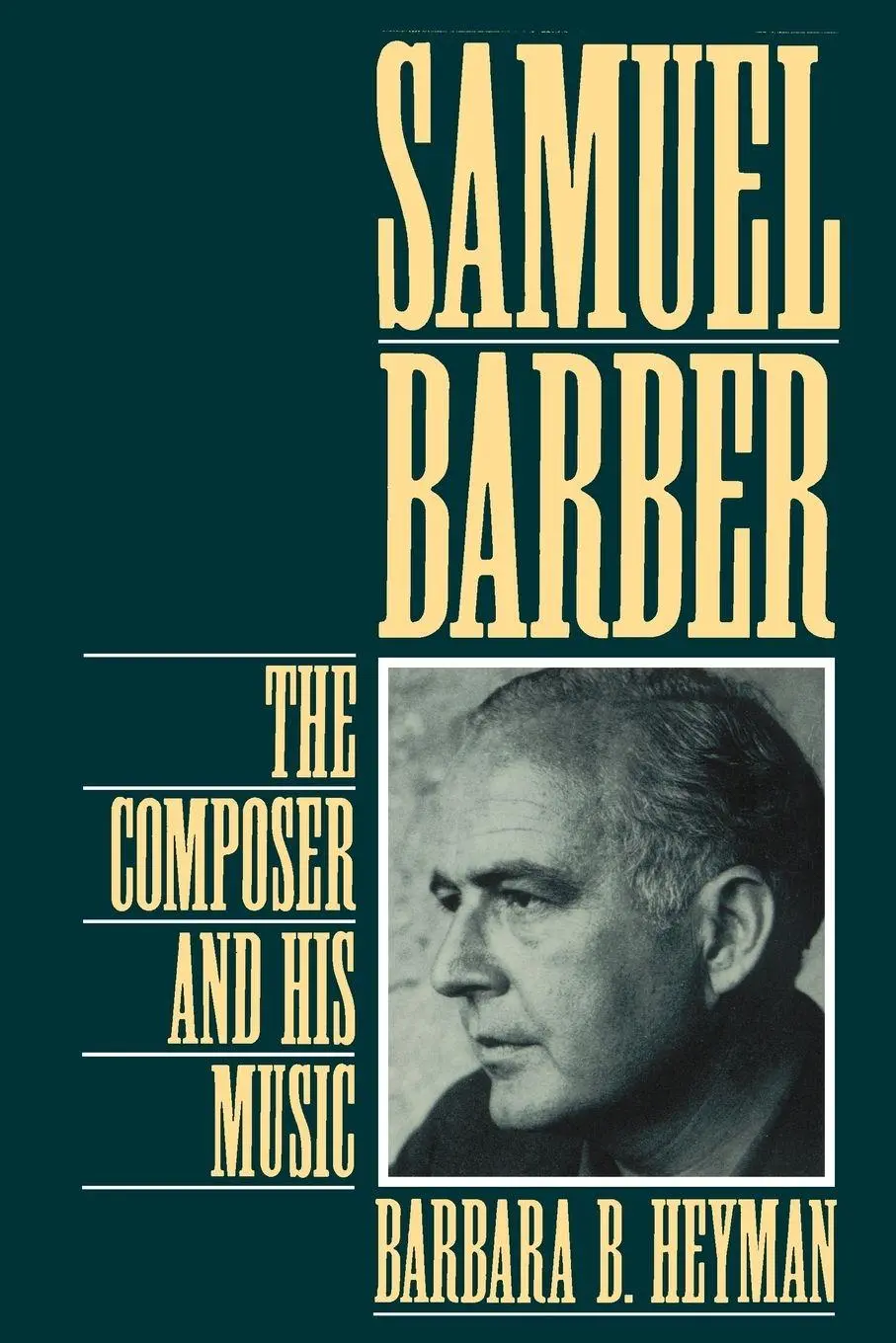 Cover: 9780195090581 | Samuel Barber | The Composer and His Music | Barbara B. Heyman | Buch
