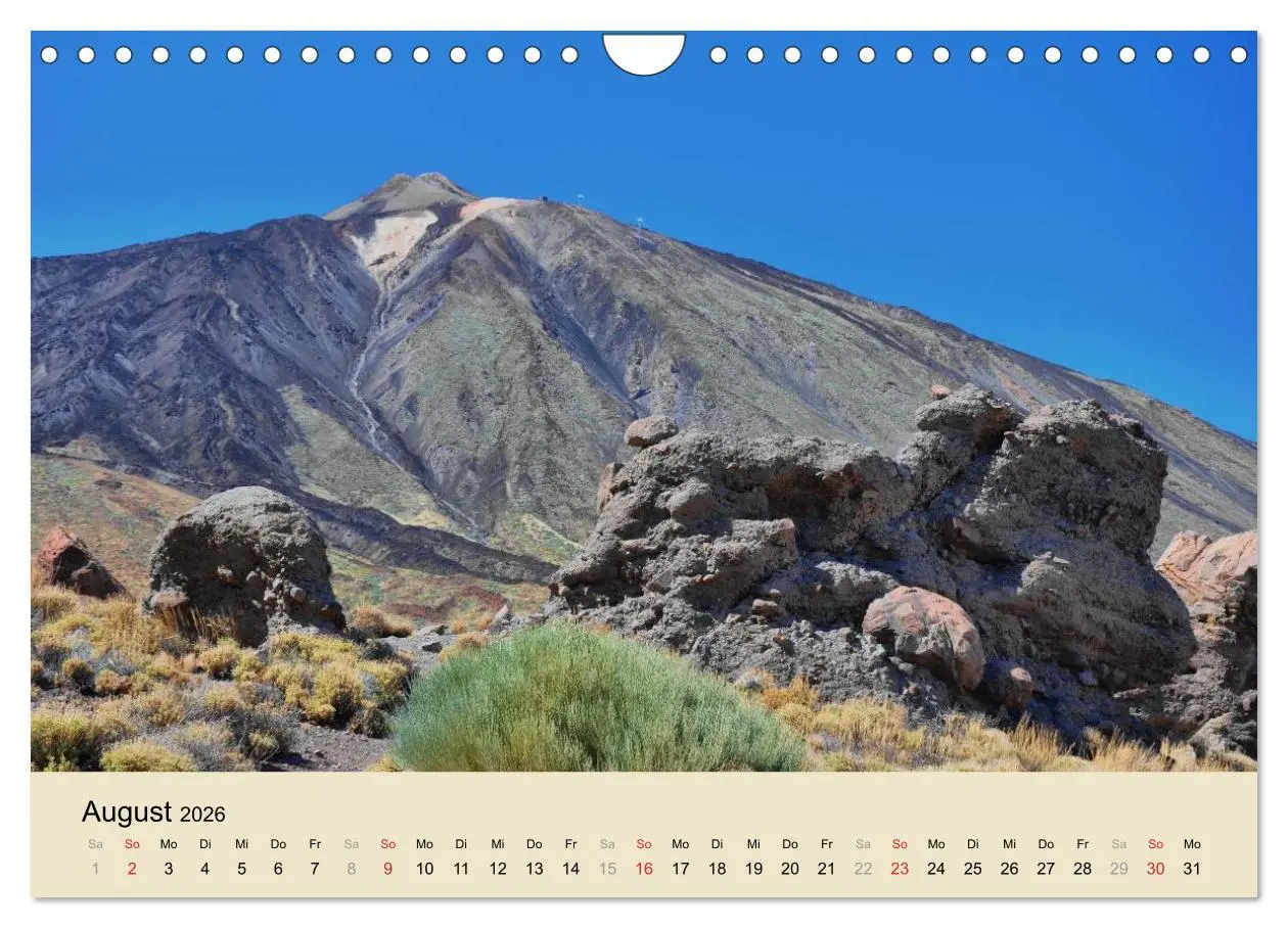 Bild: 9783516230581 | Teneriffa 2026 (Wandkalender 2026 DIN A4 quer), CALVENDO...