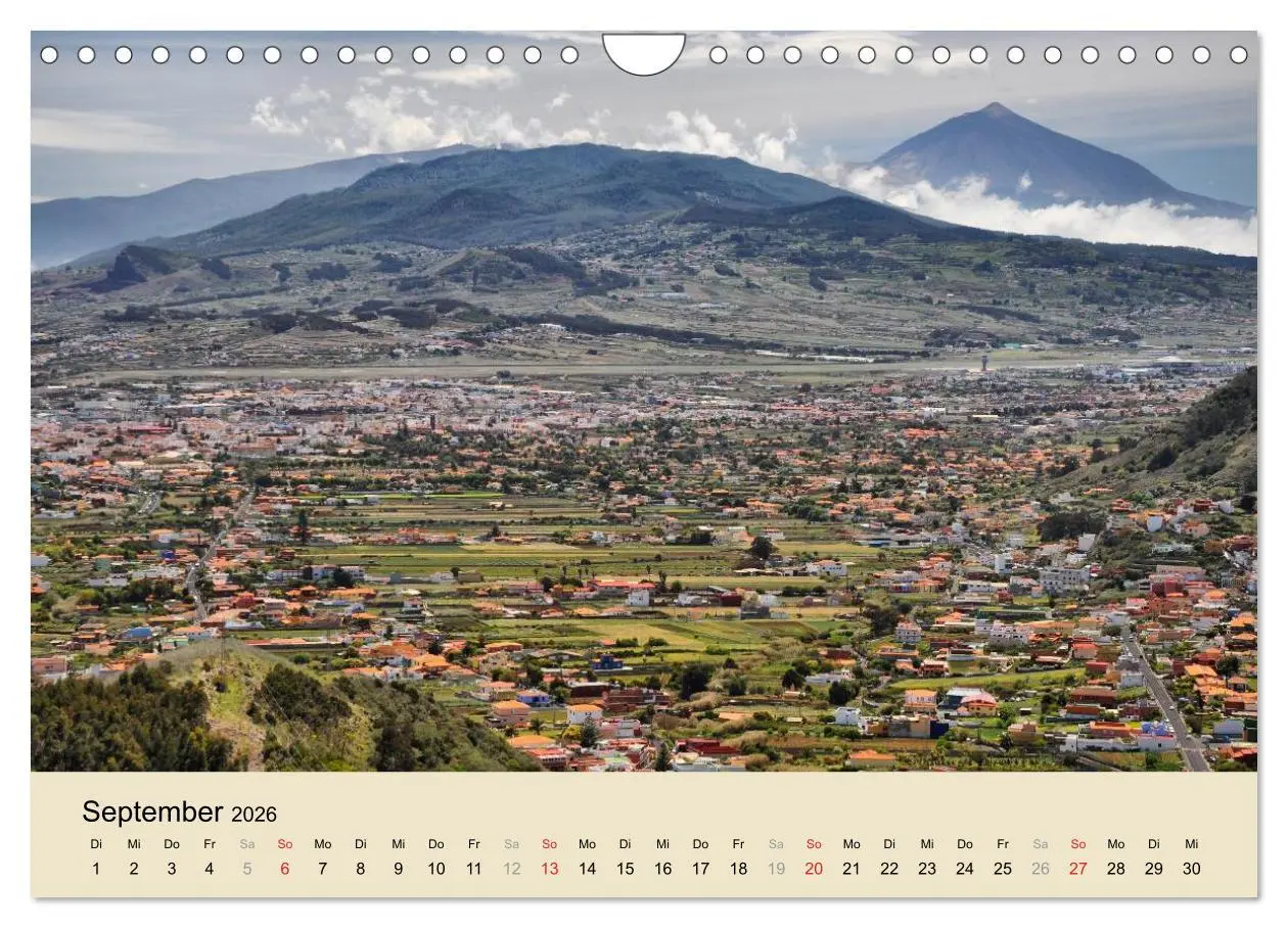 Bild: 9783516230581 | Teneriffa 2026 (Wandkalender 2026 DIN A4 quer), CALVENDO...