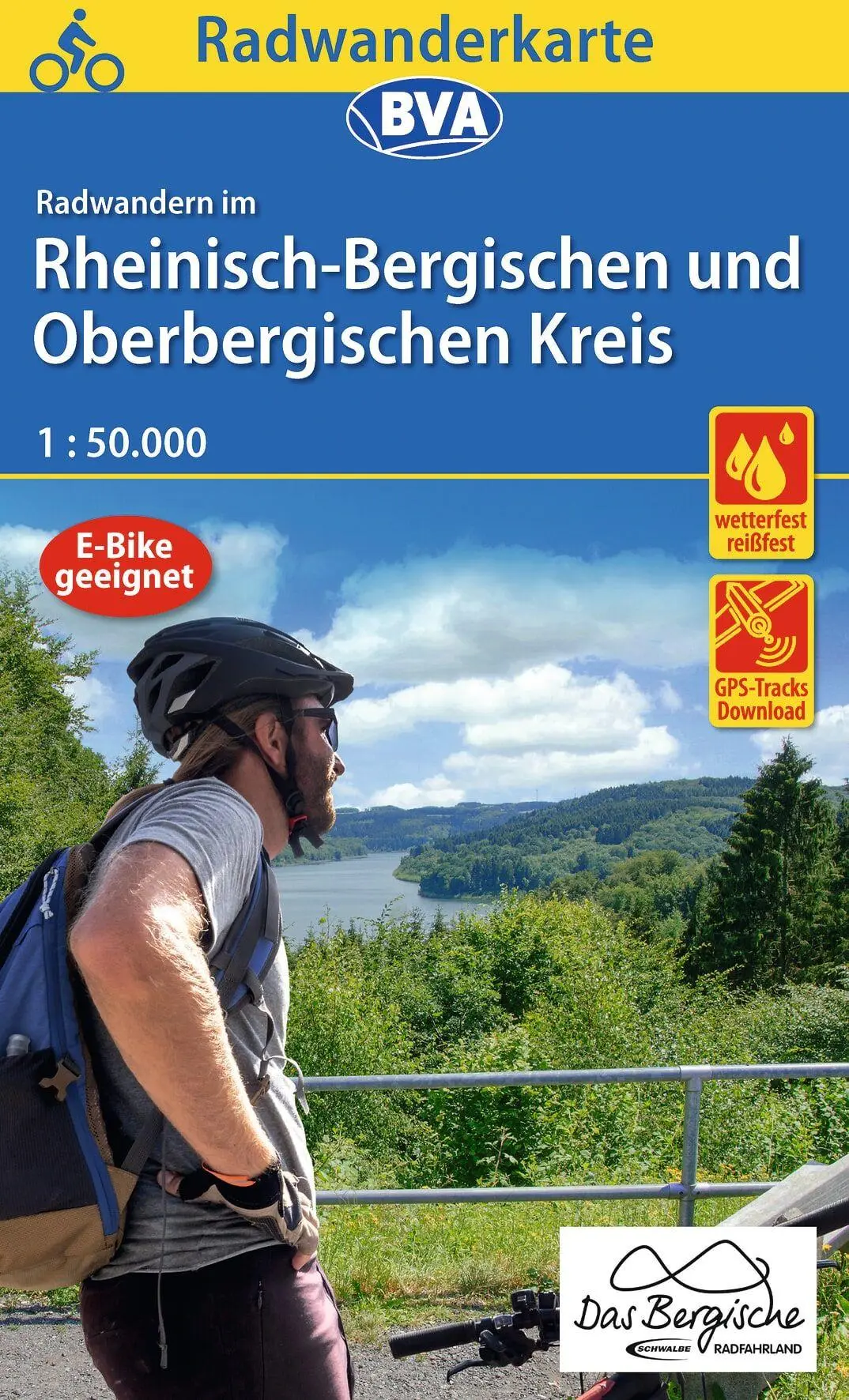 Cover: 9783969900581 | Radwanderkarte BVA Radwandern im Rheinisch-Bergischen und...