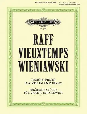Cover: 9790577080581 | Vortragsstucke(3) | Henri Vieuxtemps | Taschenbuch | Edition Peters