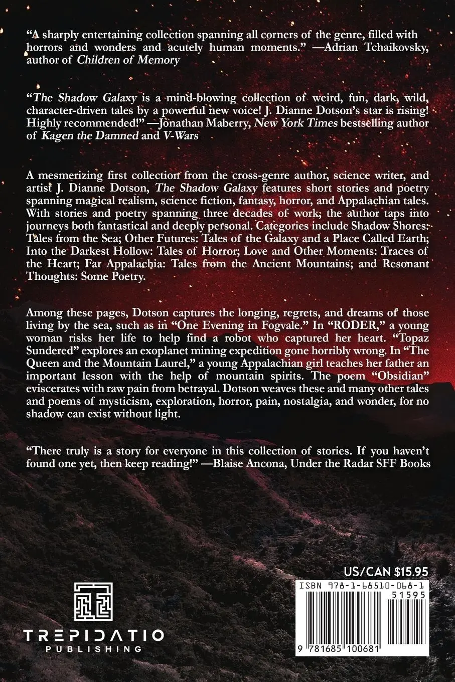 Rückseite: 9781685100681 | The Shadow Galaxy | J Dianne Dotson (u. a.) | Taschenbuch | Englisch