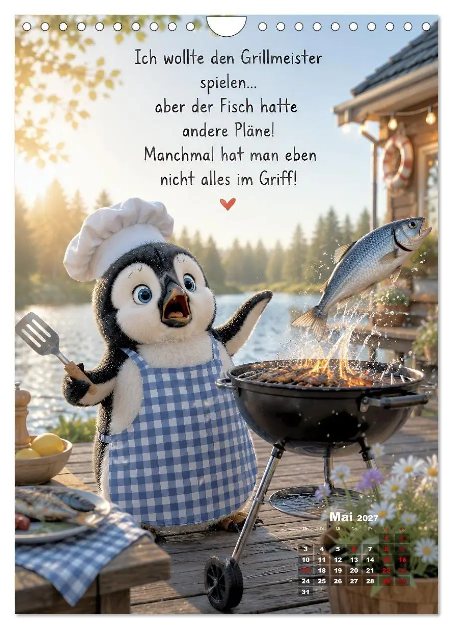 Bild: 9783594370681 | Oscar - Lachen ist die beste Jahreszeit (Wandkalender 2027 DIN A4...