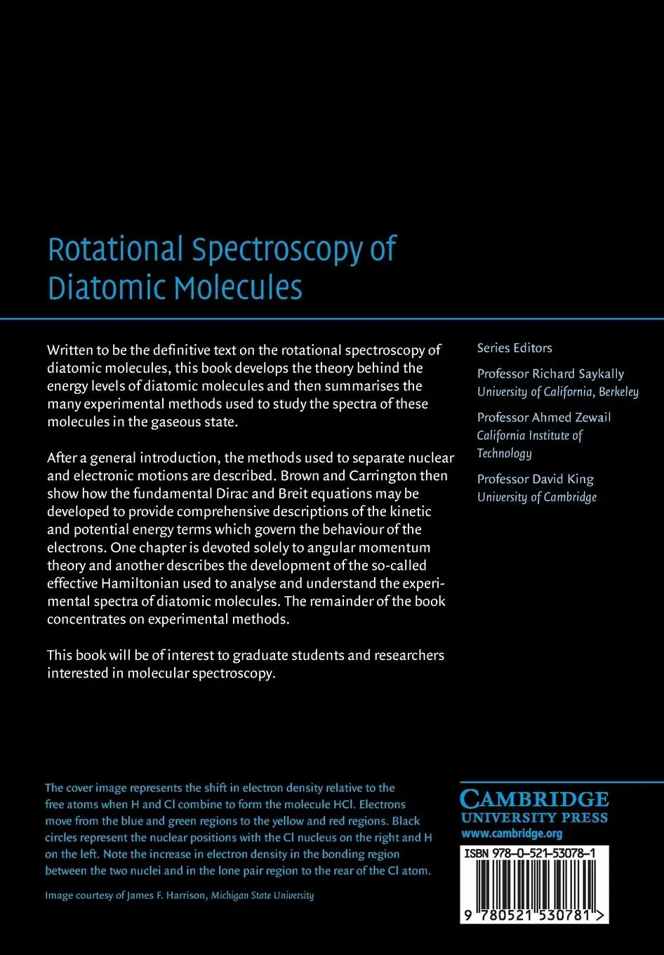 Rückseite: 9780521530781 | Rotational Spectroscopy of Diatomic Molecules | John M. Brown (u. a.)