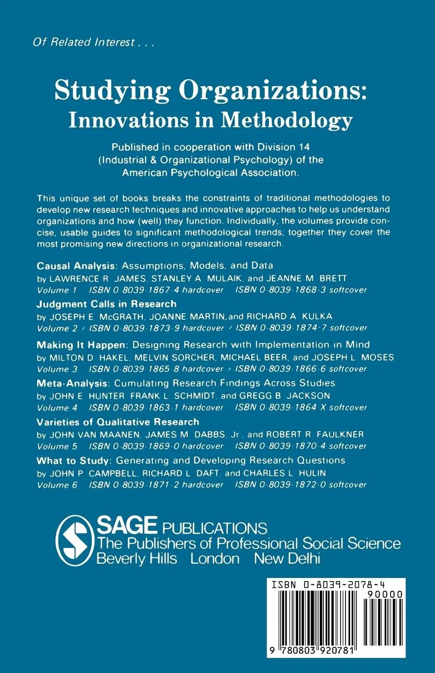 Rückseite: 9780803920781 | Beyond Method | Strategies for Social Research | Gareth Morgan | Buch