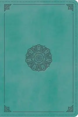 Cover: 9781433560781 | ESV Study Bible, Personal Size (Trutone, Turquoise, Emblem Design)