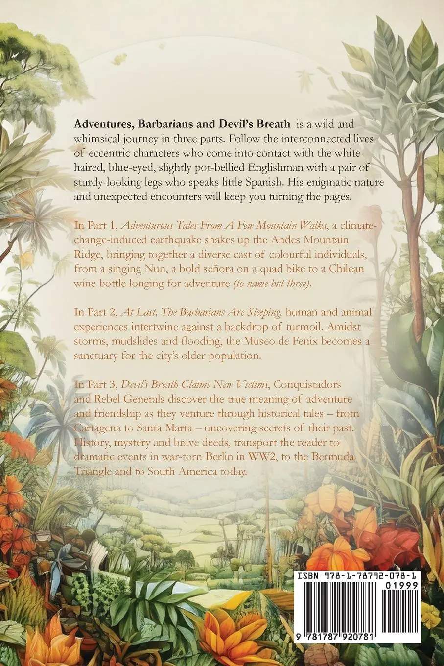 Rückseite: 9781787920781 | Adventures, Barbarians, and Devil's Breath | Mike Bowley | Taschenbuch