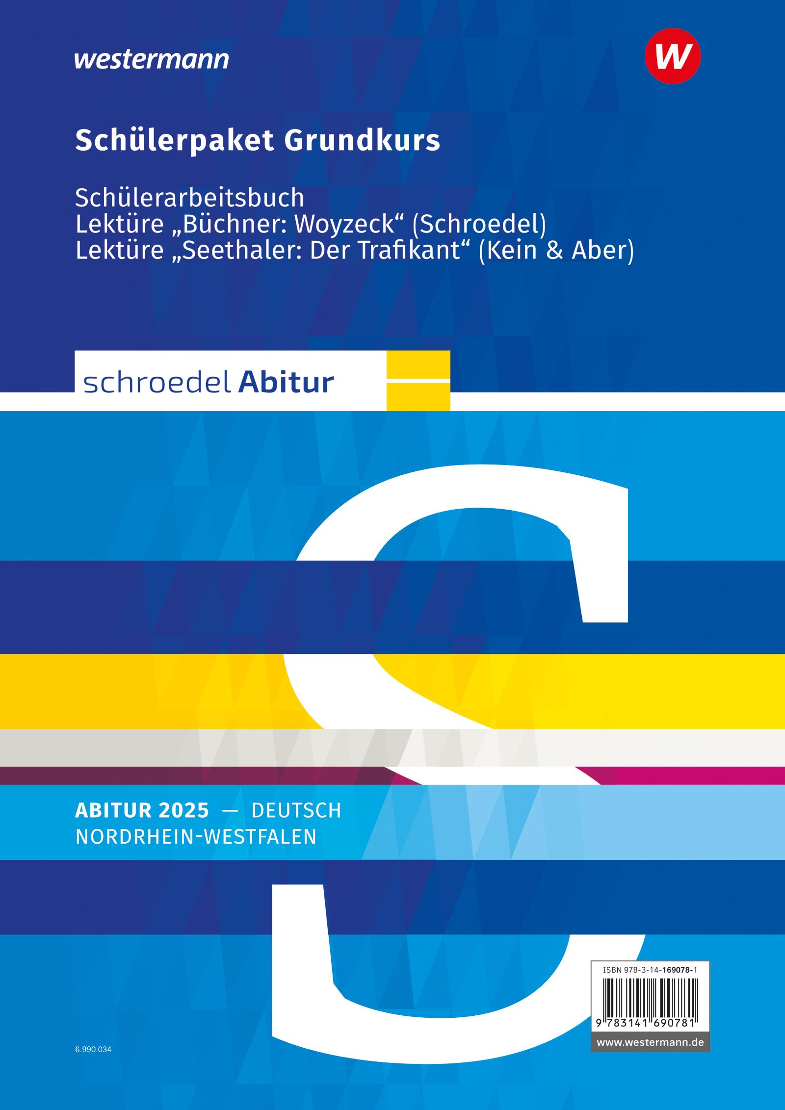 Cover: 9783141690781 | Schroedel Abitur. Deutsch. Grundkurs. Ausgabe für...