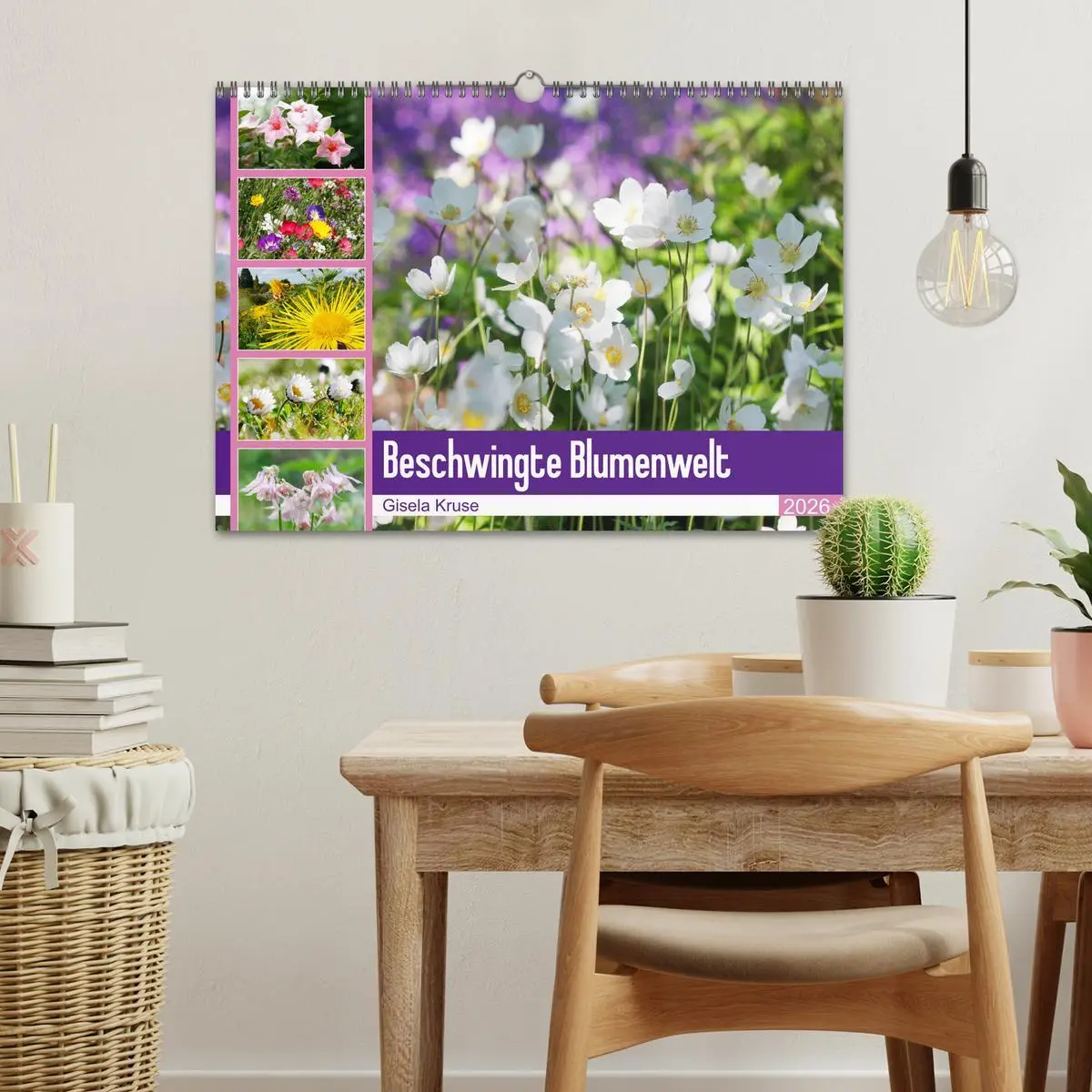 Bild: 9783457740781 | Beschwingte Blumenwelt (Wandkalender 2026 DIN A3 quer), CALVENDO...