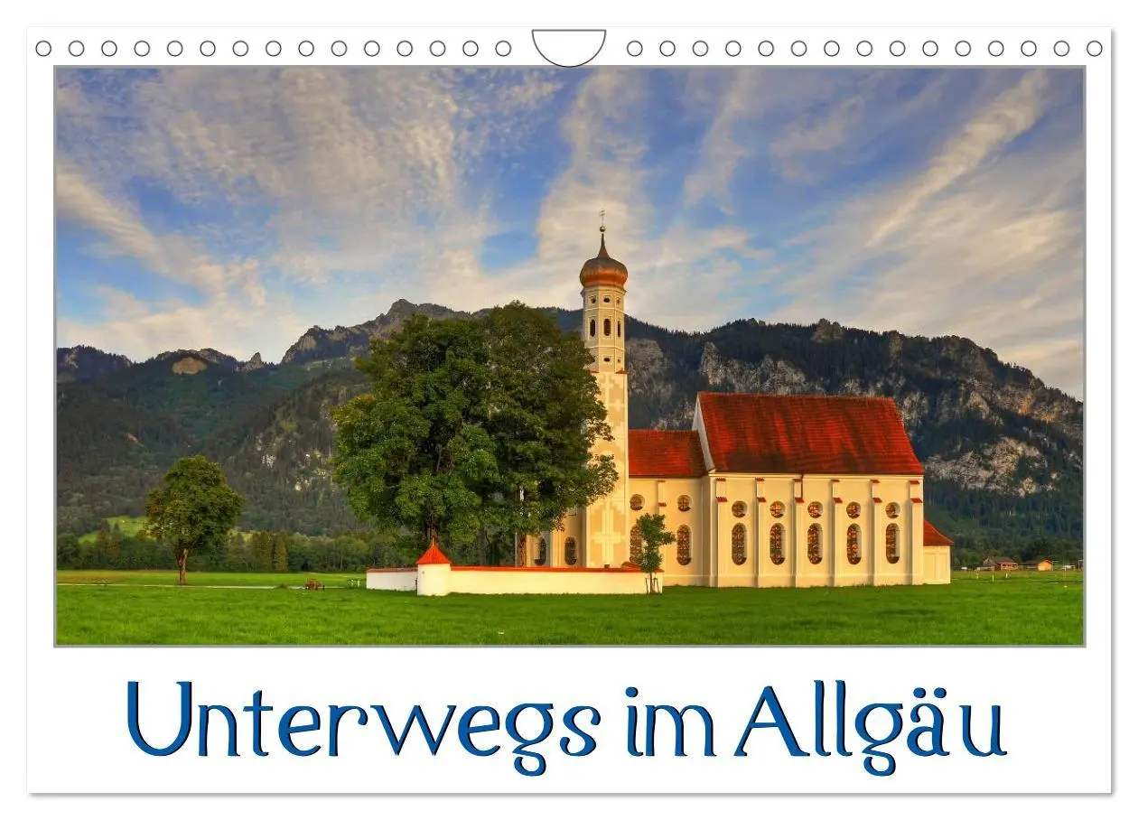 Cover: 9783516140781 | Unterwegs im Allgäu (Wandkalender 2026 DIN A4 quer), CALVENDO...