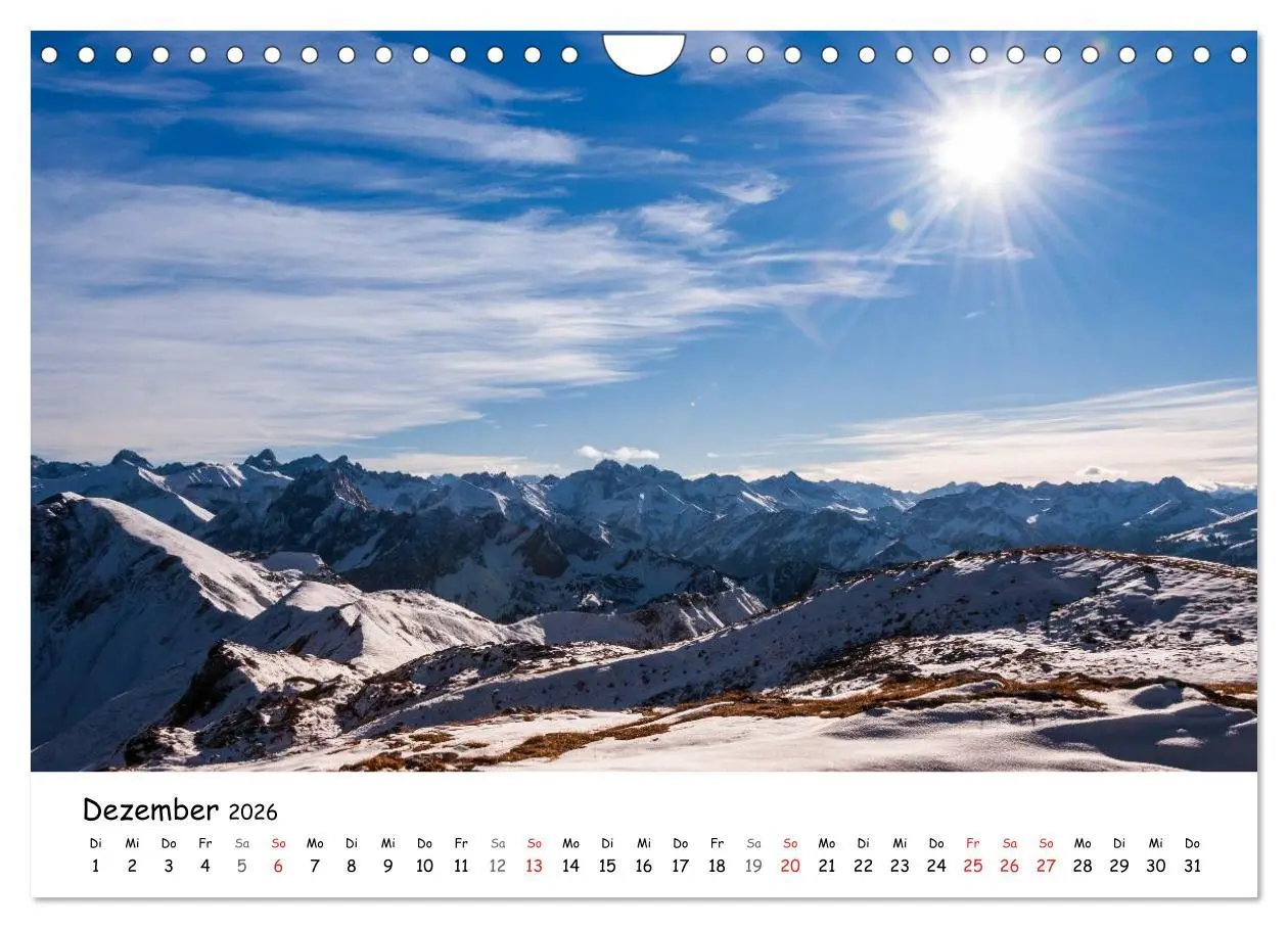 Bild: 9783516140781 | Unterwegs im Allgäu (Wandkalender 2026 DIN A4 quer), CALVENDO...