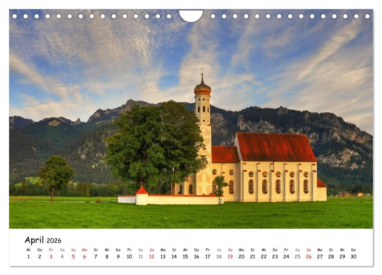 Bild: 9783516140781 | Unterwegs im Allgäu (Wandkalender 2026 DIN A4 quer), CALVENDO...