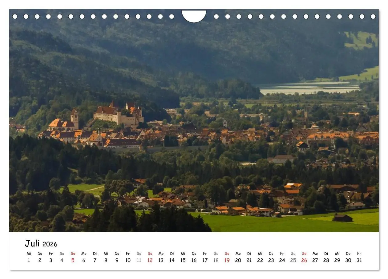 Bild: 9783516140781 | Unterwegs im Allgäu (Wandkalender 2026 DIN A4 quer), CALVENDO...