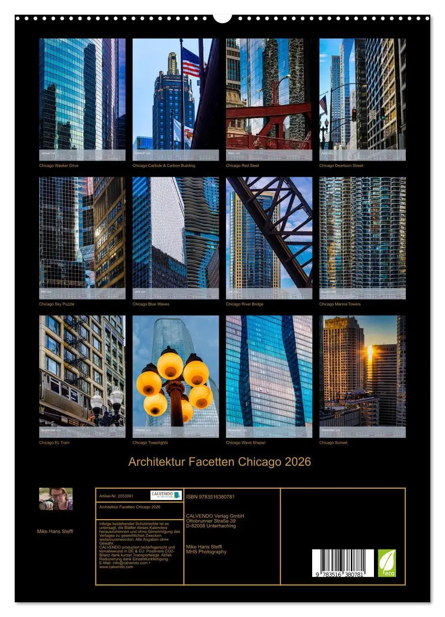 Bild: 9783516380781 | Architektur Facetten Chicago 2026 (hochwertiger Premium...