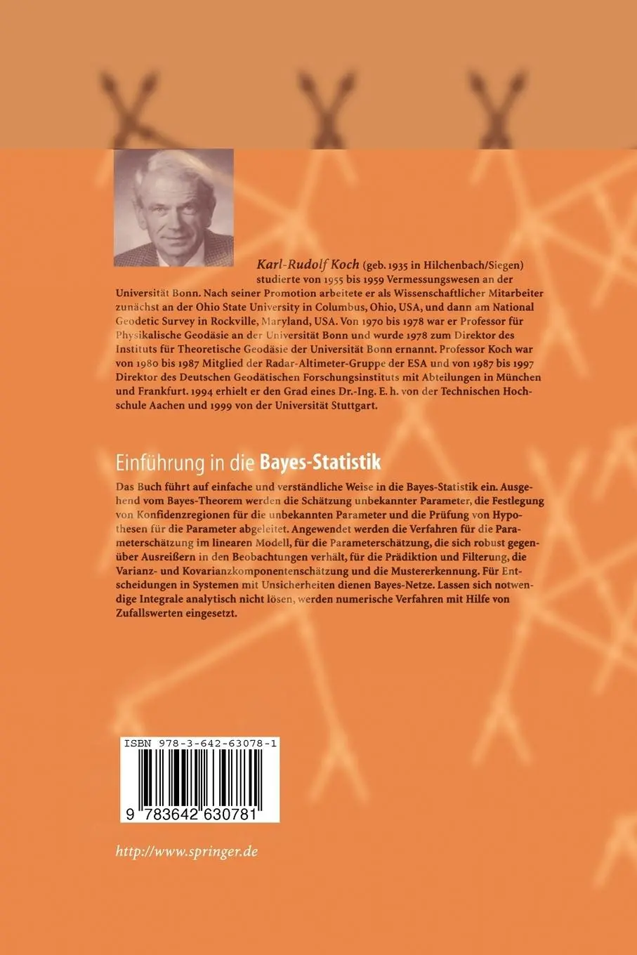 Rückseite: 9783642630781 | Einführung in die Bayes-Statistik | Karl-Rudolf Koch | Taschenbuch