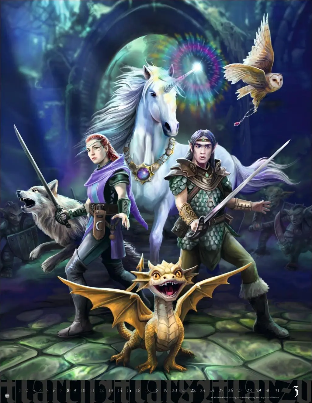 Bild: 9783756410781 | Anne Stokes: Mystic World Posterkalender 2026 | Anne Stokes | Kalender