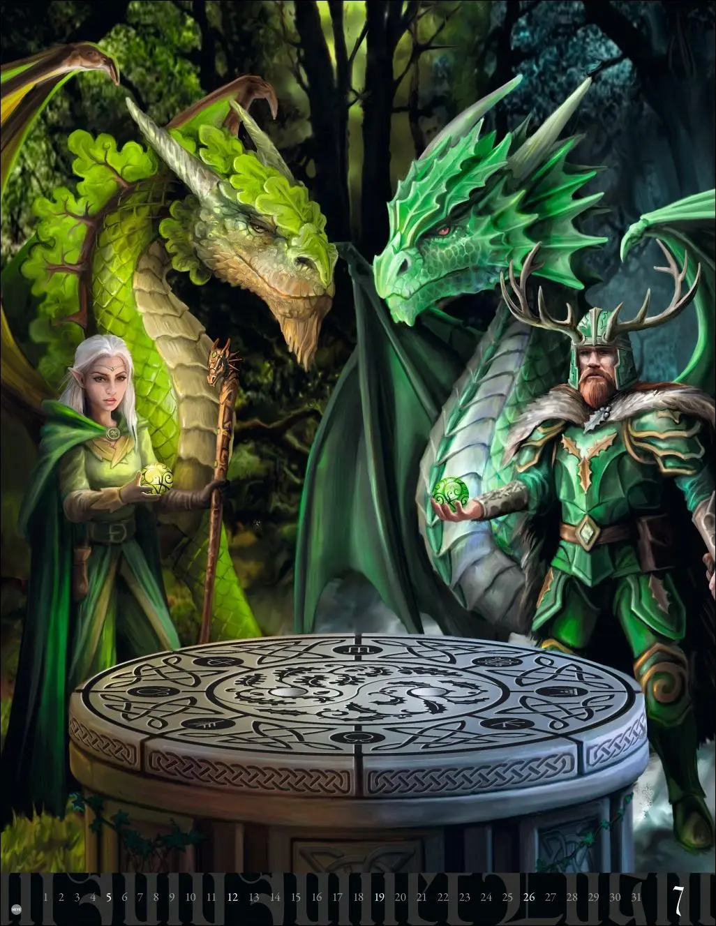 Bild: 9783756410781 | Anne Stokes: Mystic World Posterkalender 2026 | Anne Stokes | Kalender